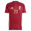 Maillot de Supporter Belgique Batshuayi 23 Domicile Euro 2024 Pour Homme